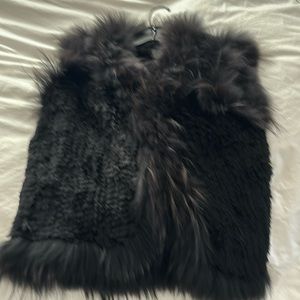 Beautiful rabbit fur vest - so flattering, great condition